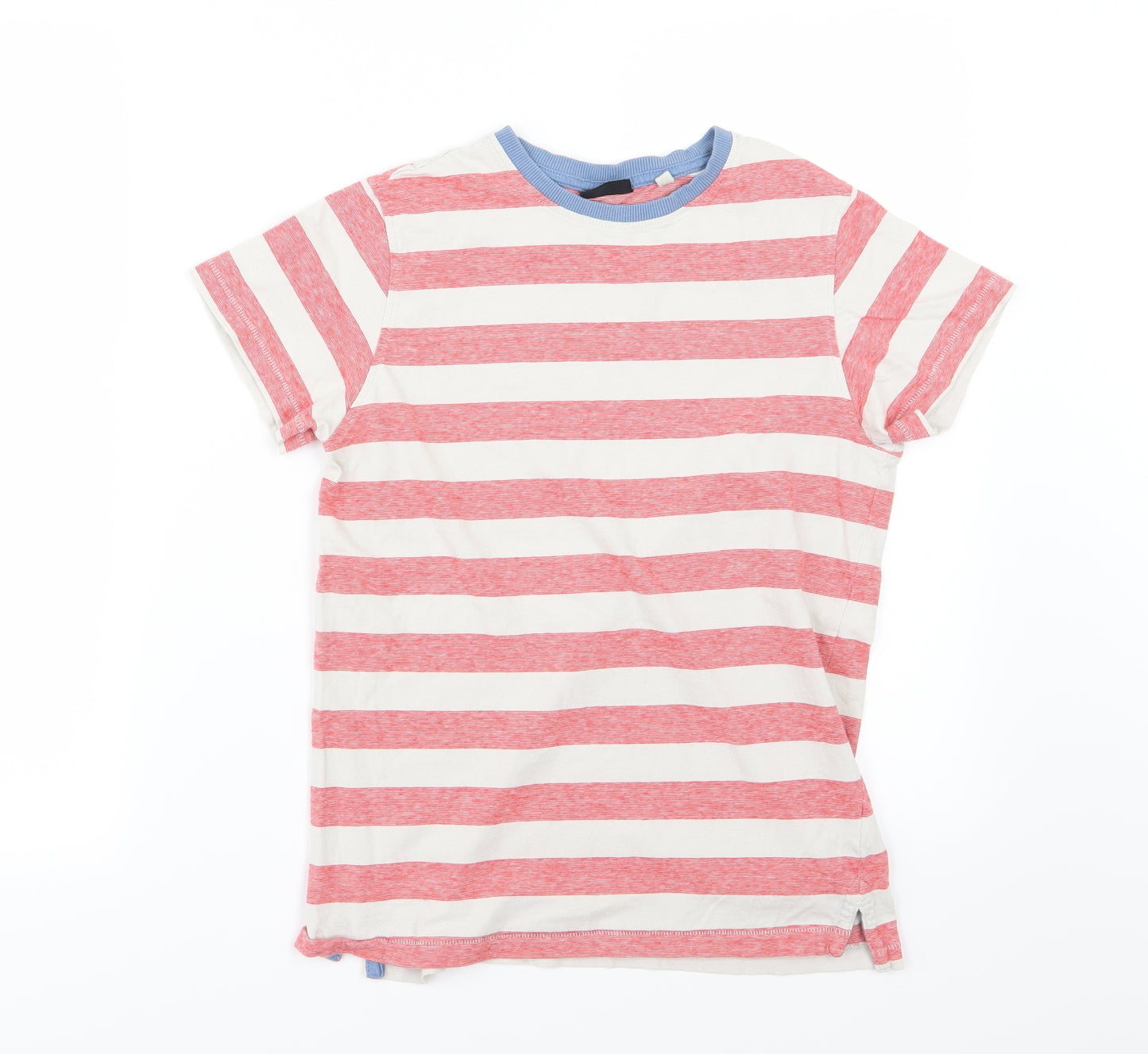 NEXT Boys Red Striped Jersey Basic T-Shirt Size 12 Years