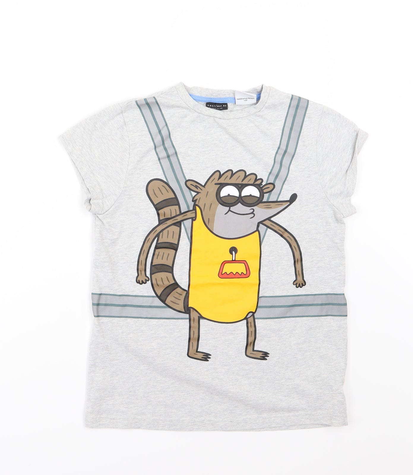 NEXT Boys Grey  Jersey Basic T-Shirt Size 11 Years  - Cartoon Network