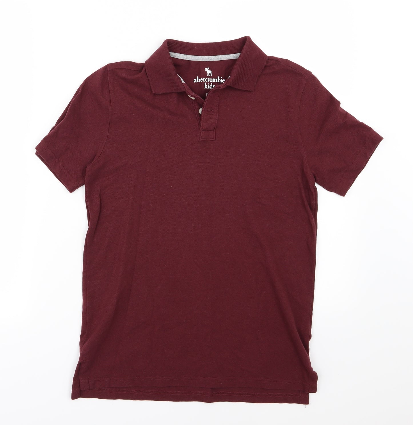 abercrombie kids Boys Red   Basic Polo Size 13-14 Years  - Burgundy