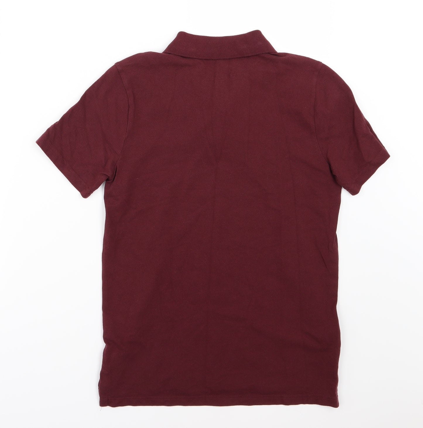 abercrombie kids Boys Red   Basic Polo Size 13-14 Years  - Burgundy
