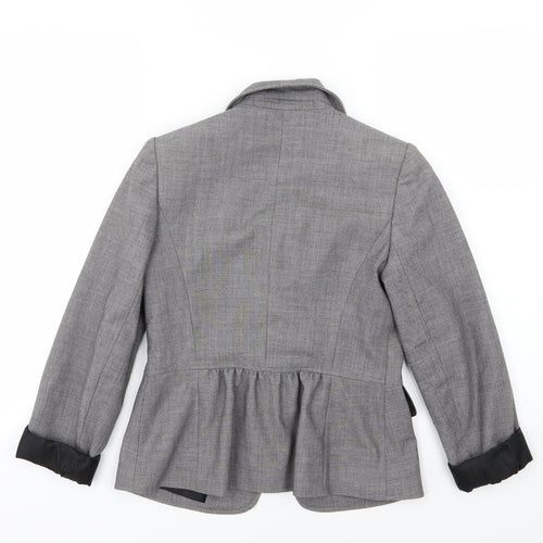 Dorothy Perkins Womens Grey   Jacket Blazer Size 6