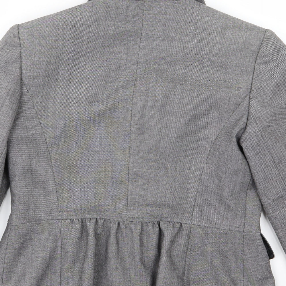 Dorothy Perkins Womens Grey   Jacket Blazer Size 6