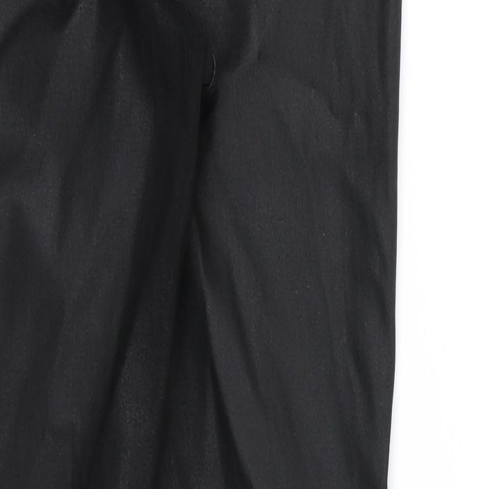 NEXT Womens Black   Jegging Jeans Size 8 L26 in - Leather Effect