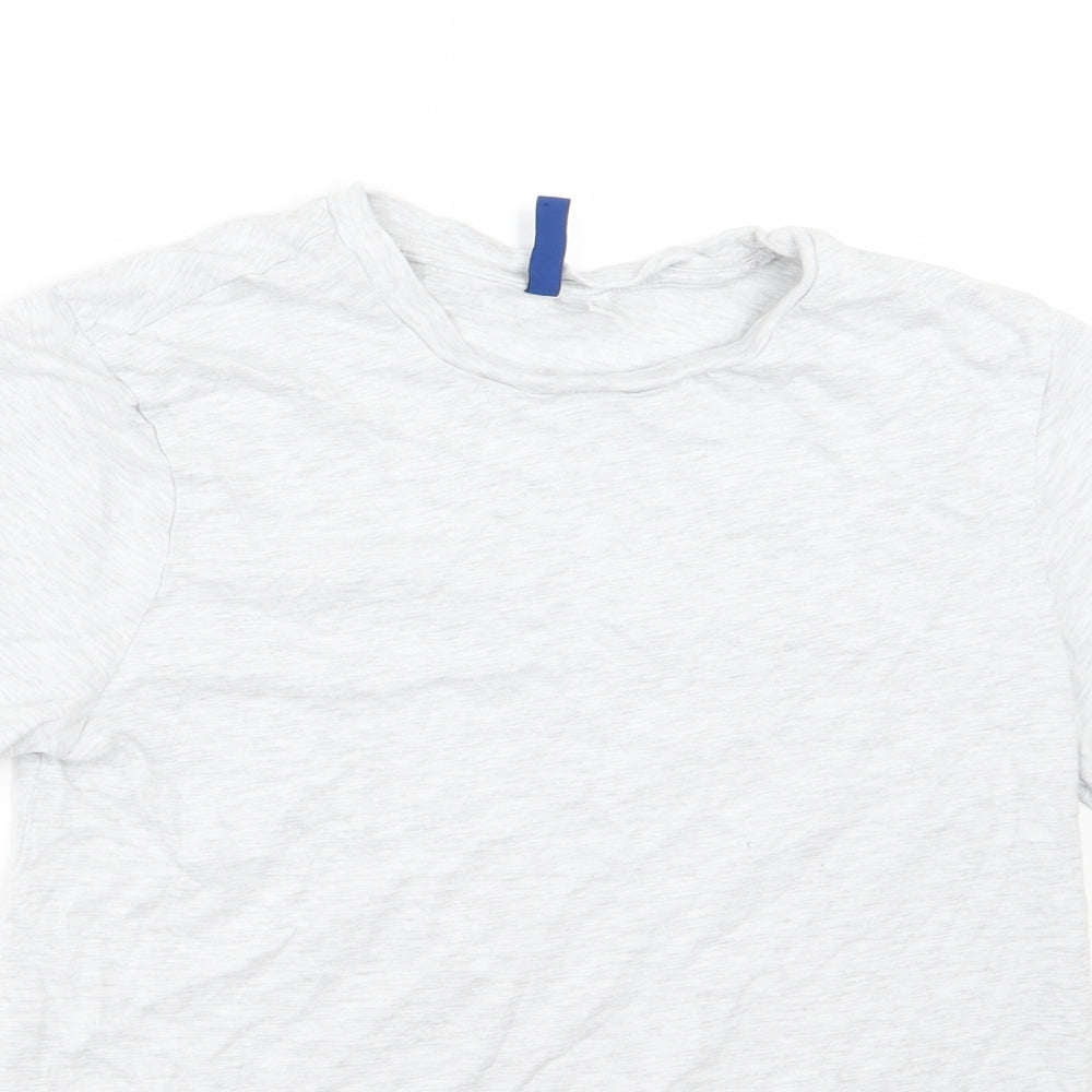 Divided by H&M Mens Grey  Jersey  T-Shirt Size S