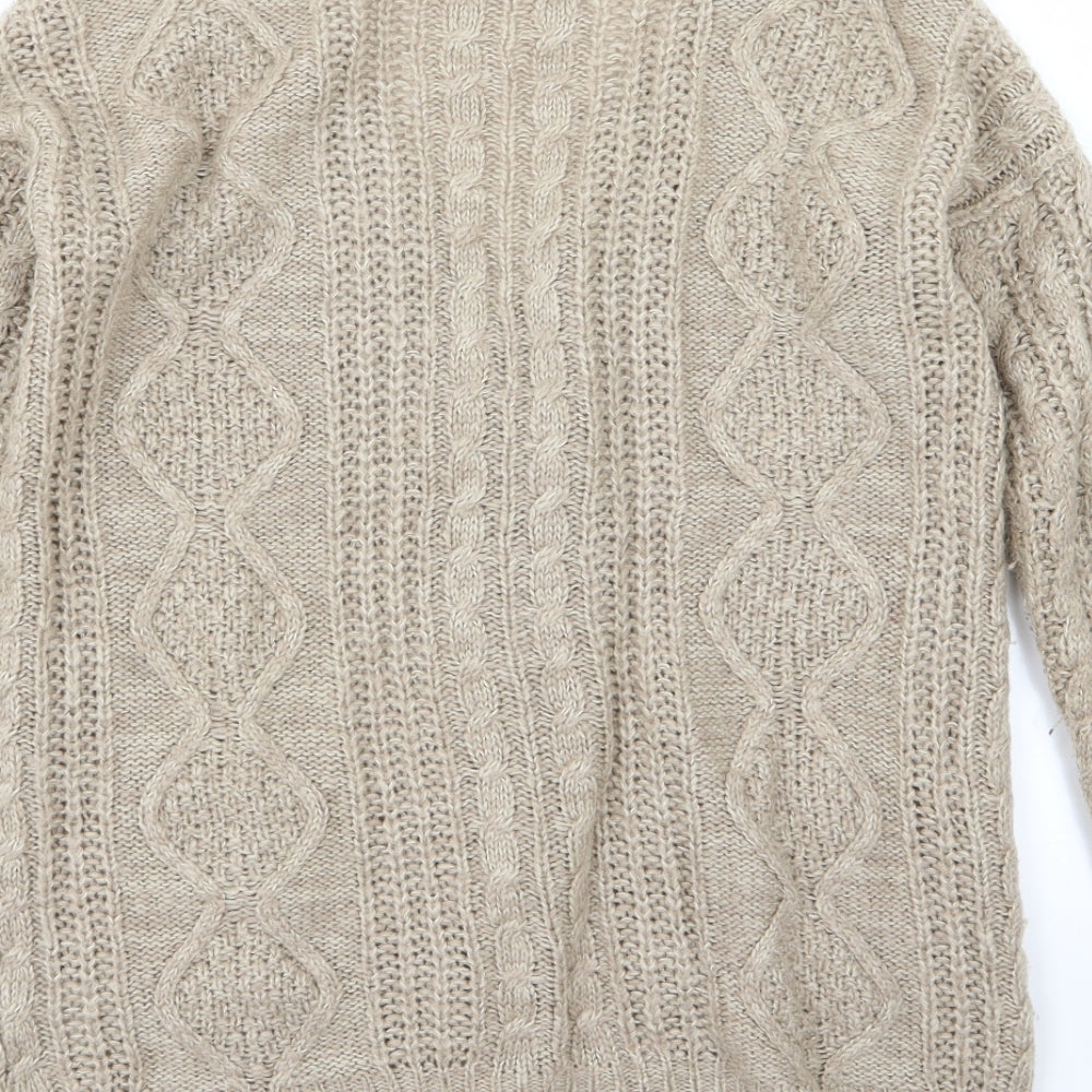 Atmosphere Womens Brown  Knit Cardigan Jumper Size 6