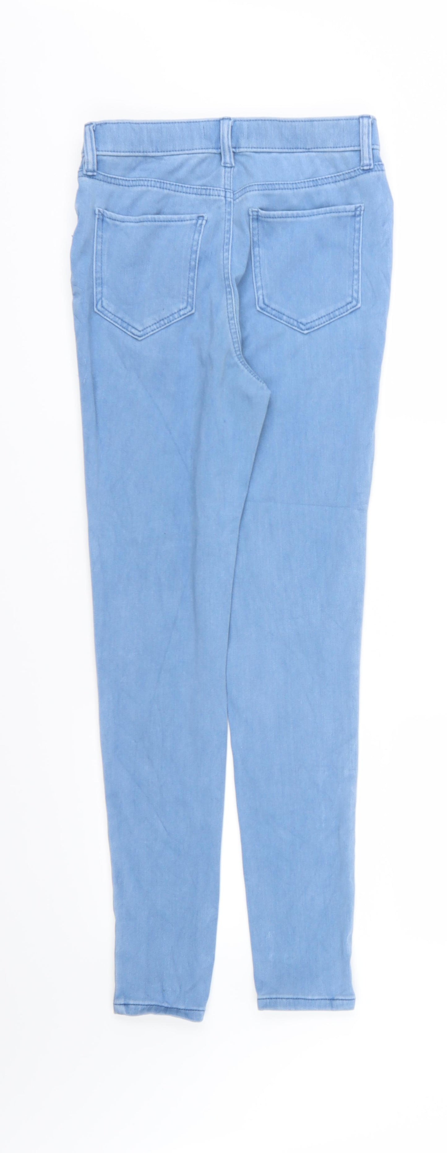 F&F Womens Blue  Denim Jegging Jeans Size 10 L28 in