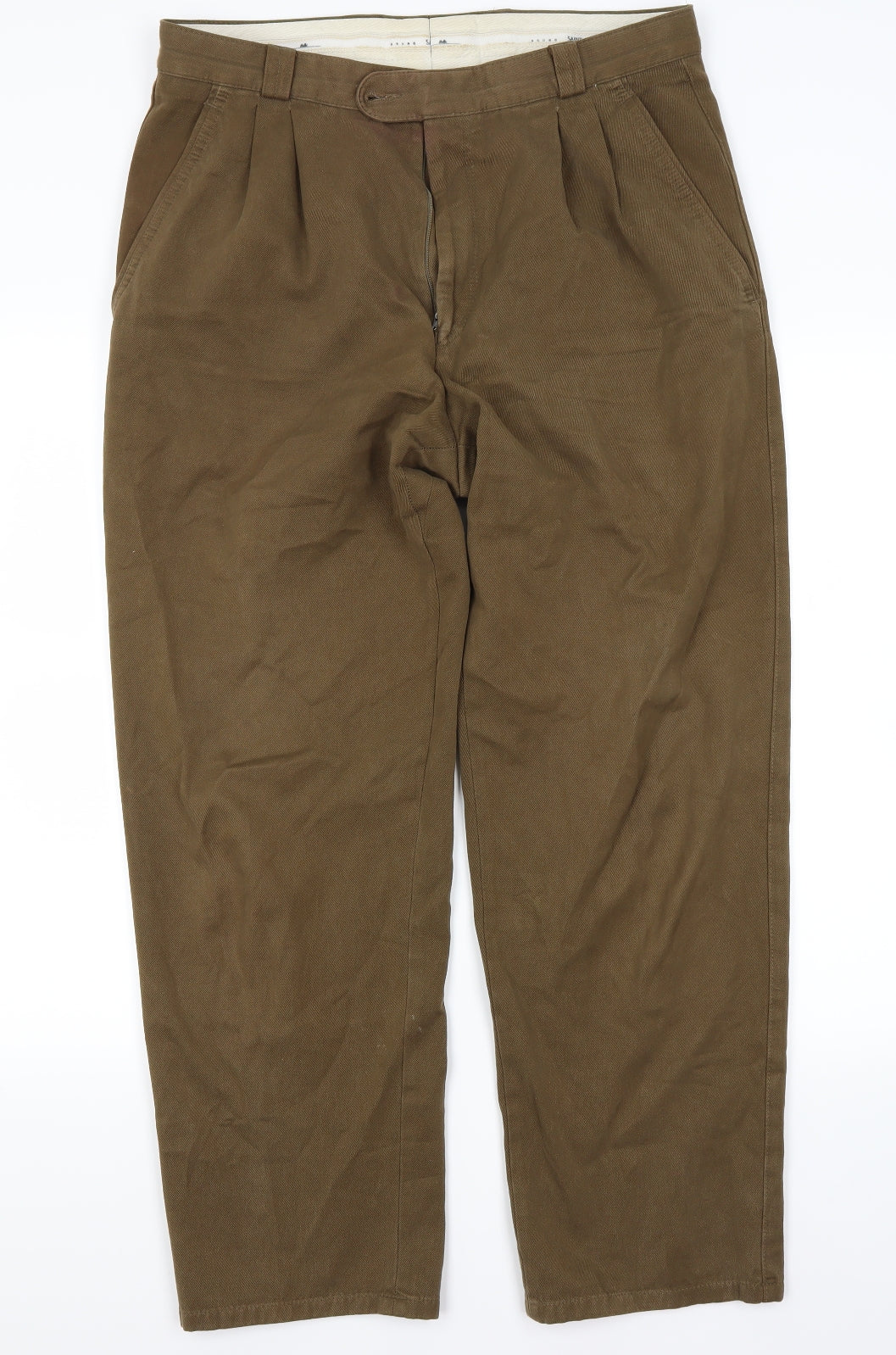 St hilaire Mens Brown   Trousers  Size 34 L28 in