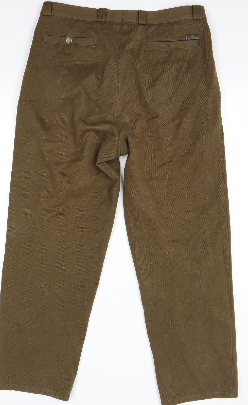St hilaire Mens Brown   Trousers  Size 34 L28 in