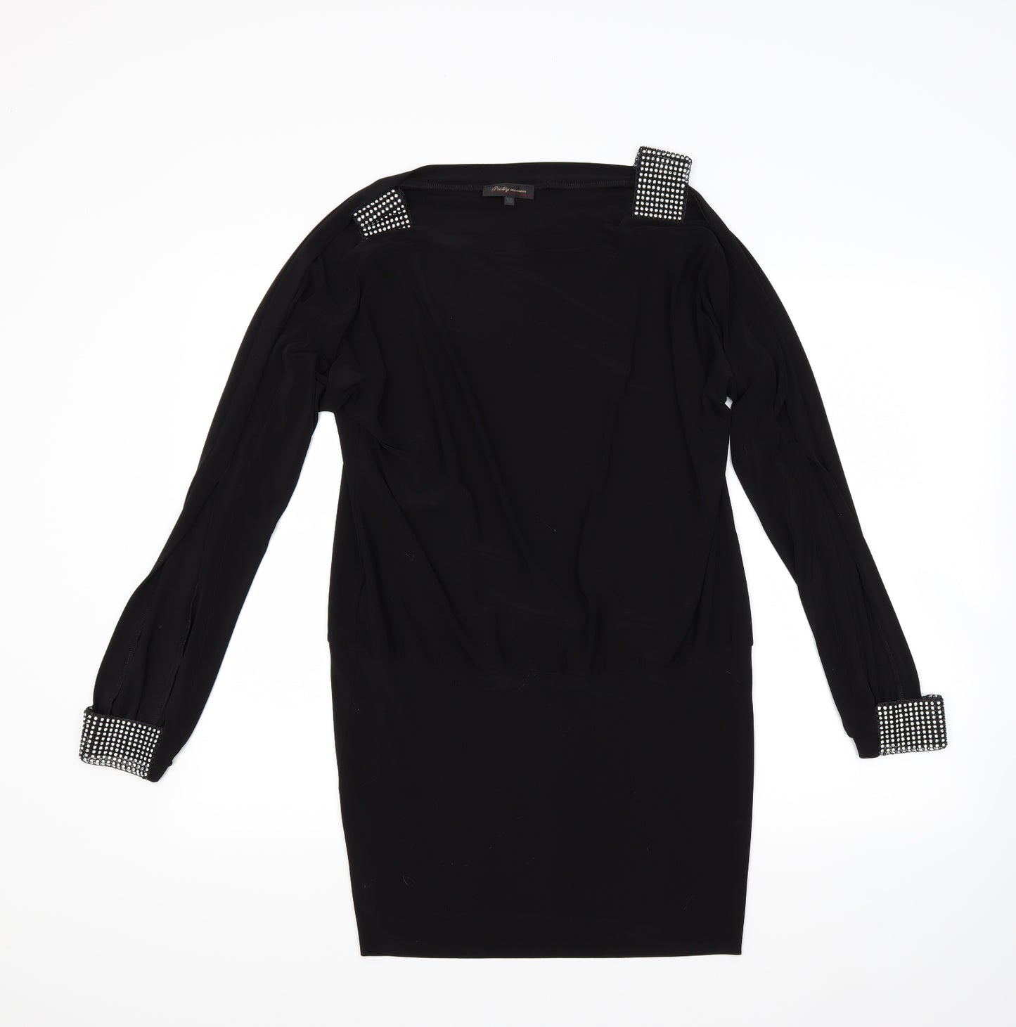 Preworn Womens Black   A-Line  Size 10