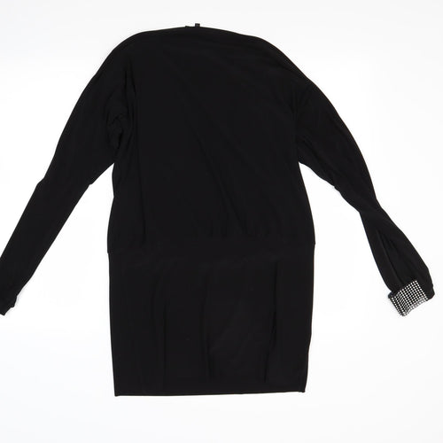 Preworn Womens Black   A-Line  Size 10