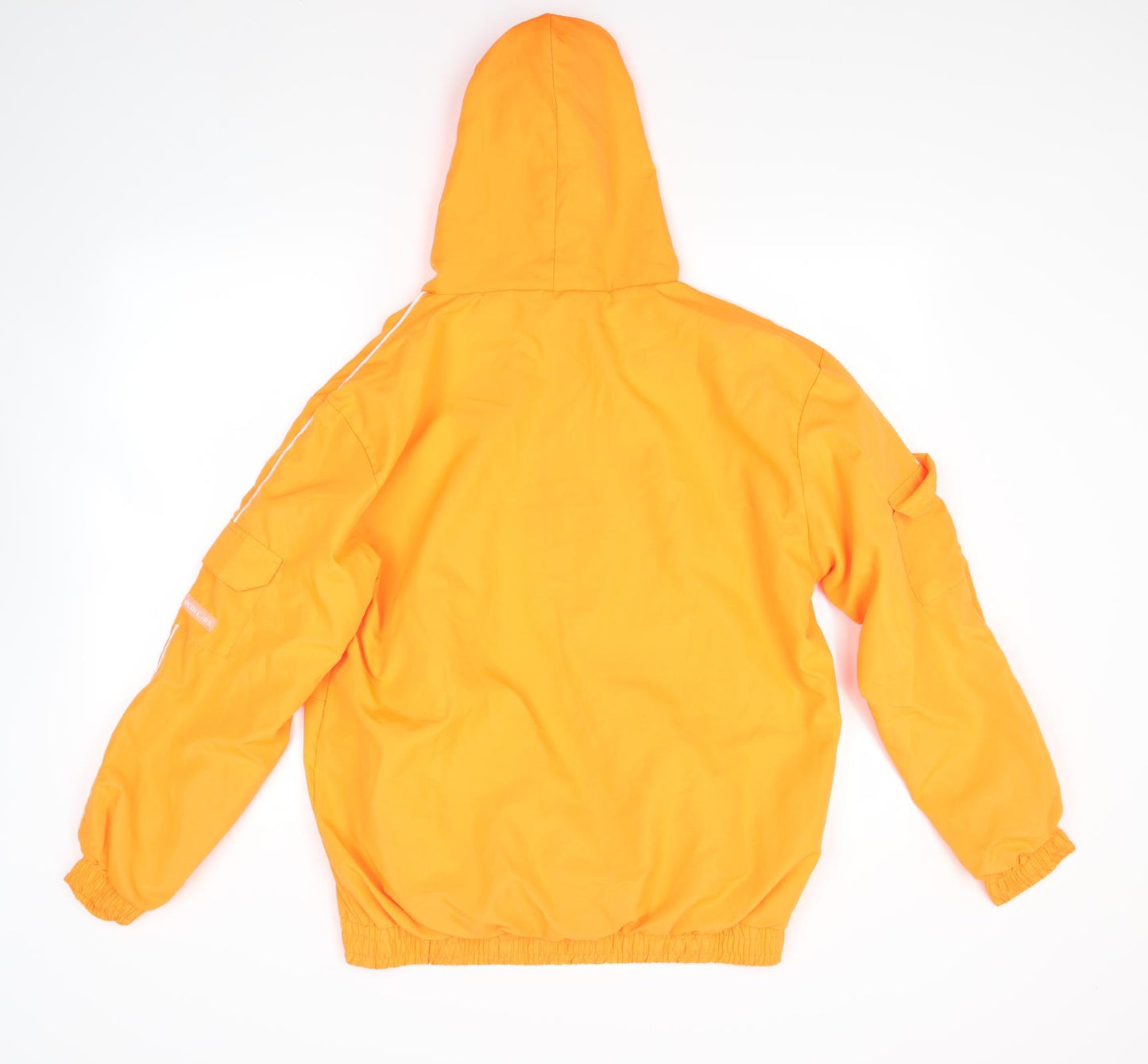 Boohoo Mens Orange   Windbreaker Coat Size M