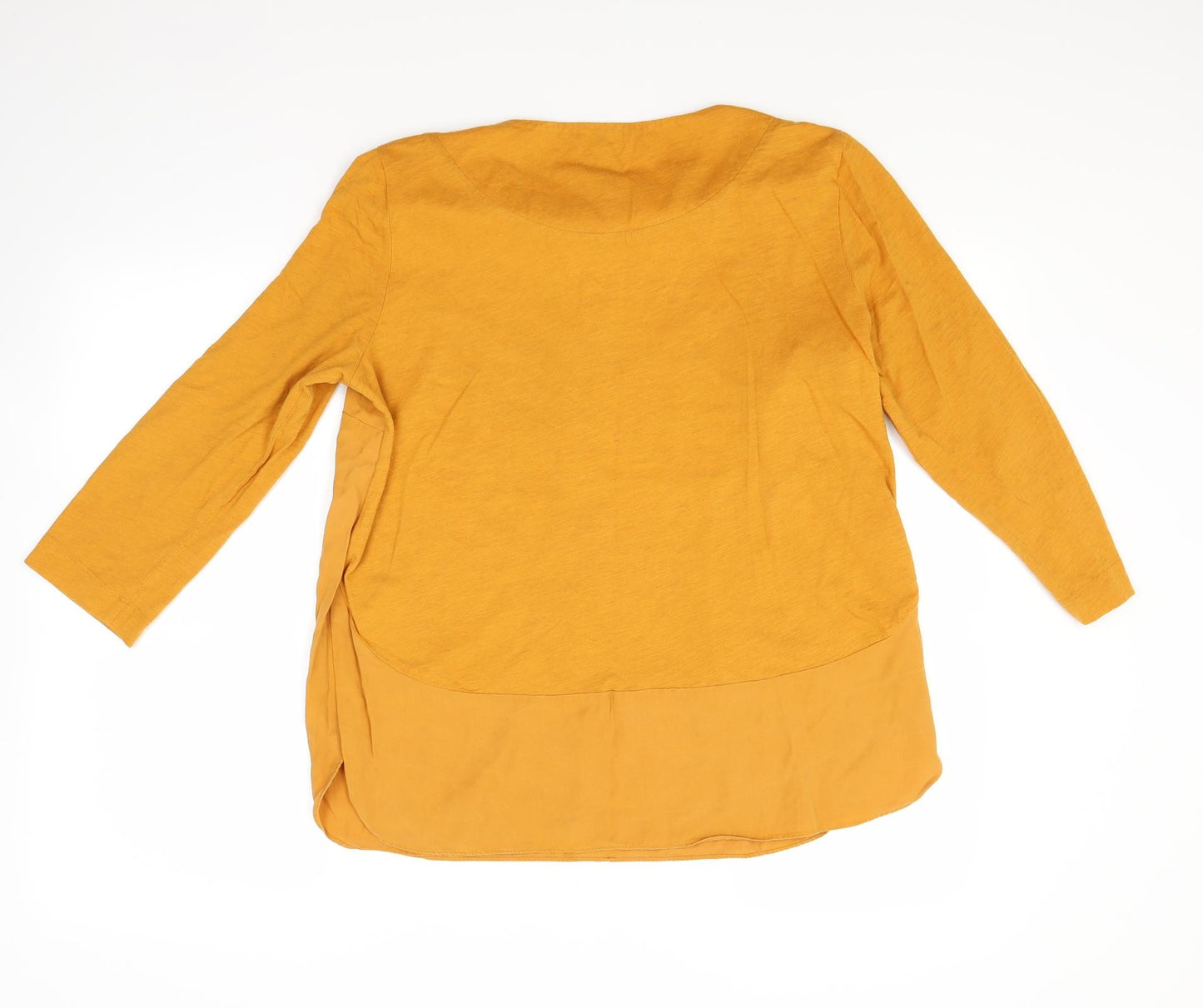 White Stuff Womens Yellow   Basic T-Shirt Size 14