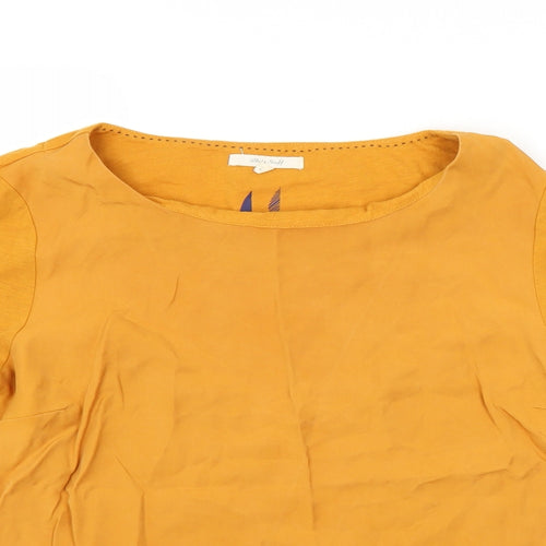 White Stuff Womens Yellow   Basic T-Shirt Size 14