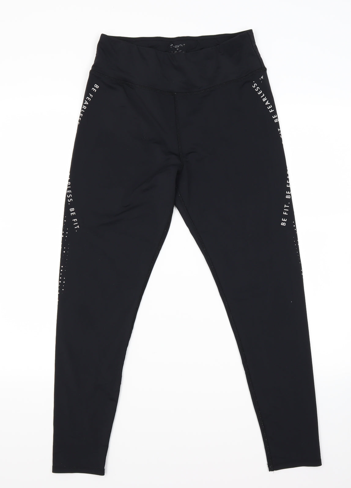 Preworn Womens Black   Jogger Leggings Size M L25 in