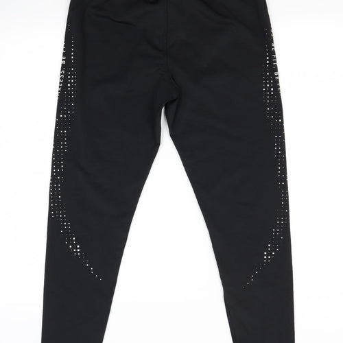 Preworn Womens Black   Jogger Leggings Size M L25 in