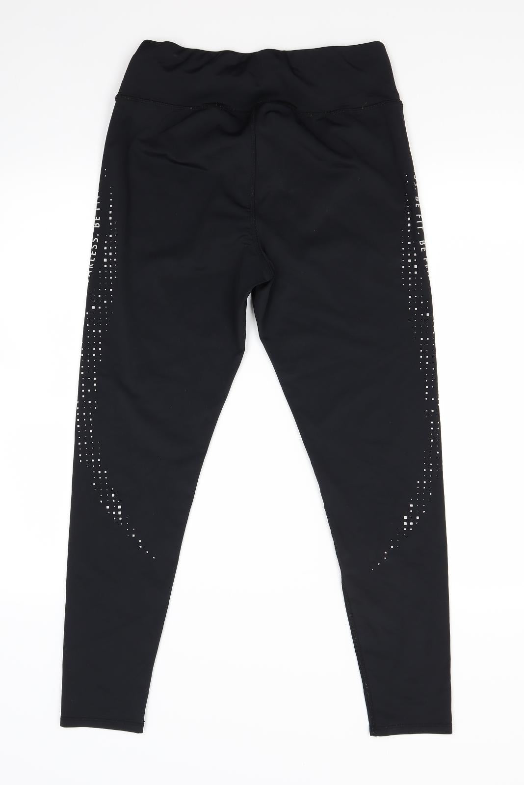 Preworn Womens Black   Jogger Leggings Size M L25 in