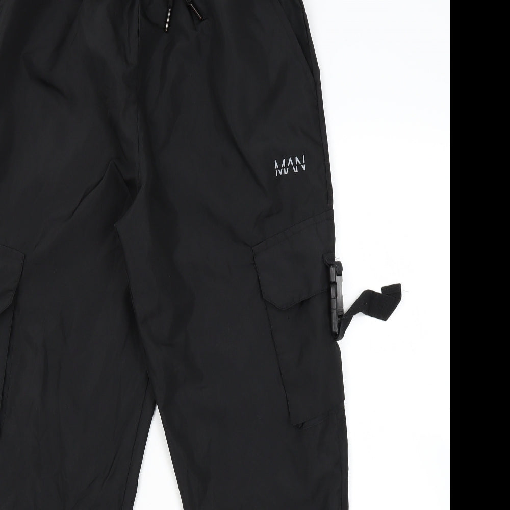 Boohoo Mens Black   Sweatpants Trousers Size M L29 in