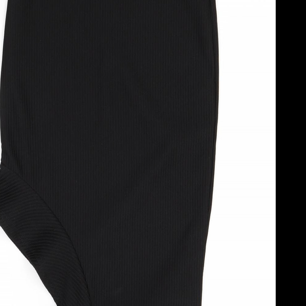 PRETTYLITTLETHING Womens Black   Bandage Skirt Size 8