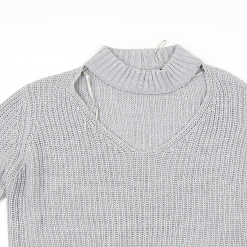 Brave Soul Womens Grey   Pullover Jumper Size 14
