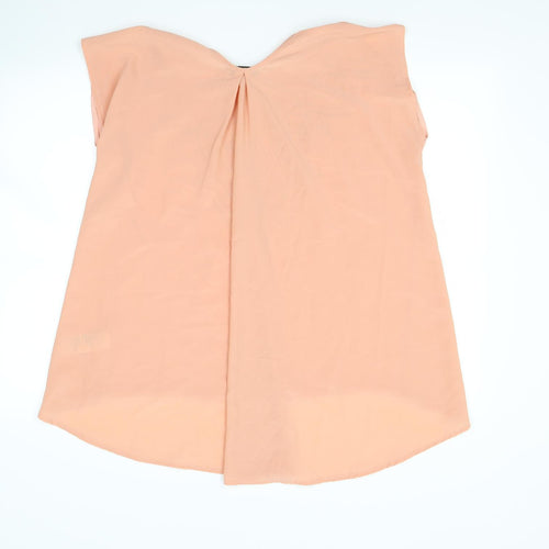 Oasis Womens Orange   Basic Blouse Size M