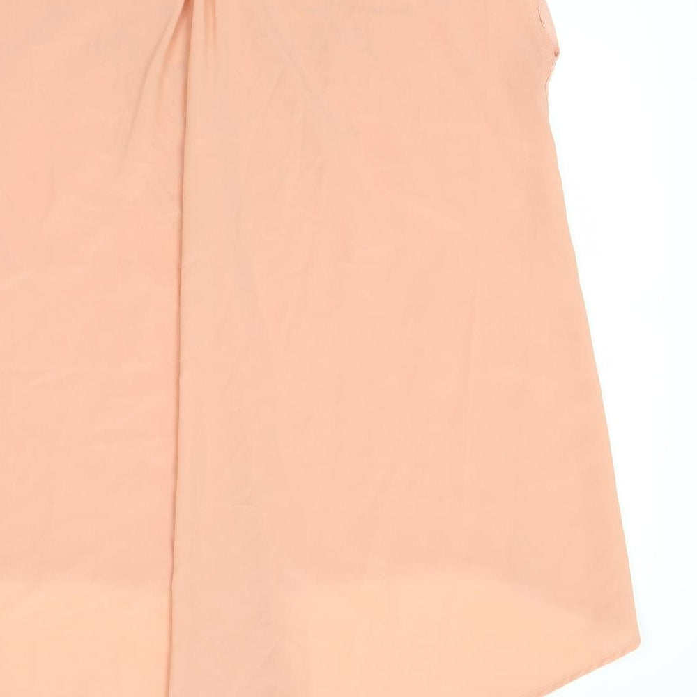 Oasis Womens Orange   Basic Blouse Size M