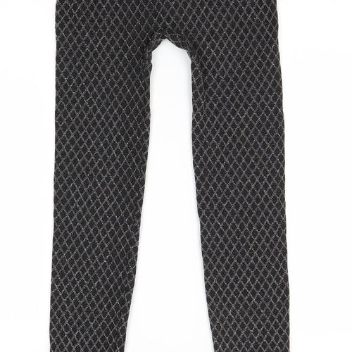 QED London Womens Silver   Jogger Leggings Size M L27 in