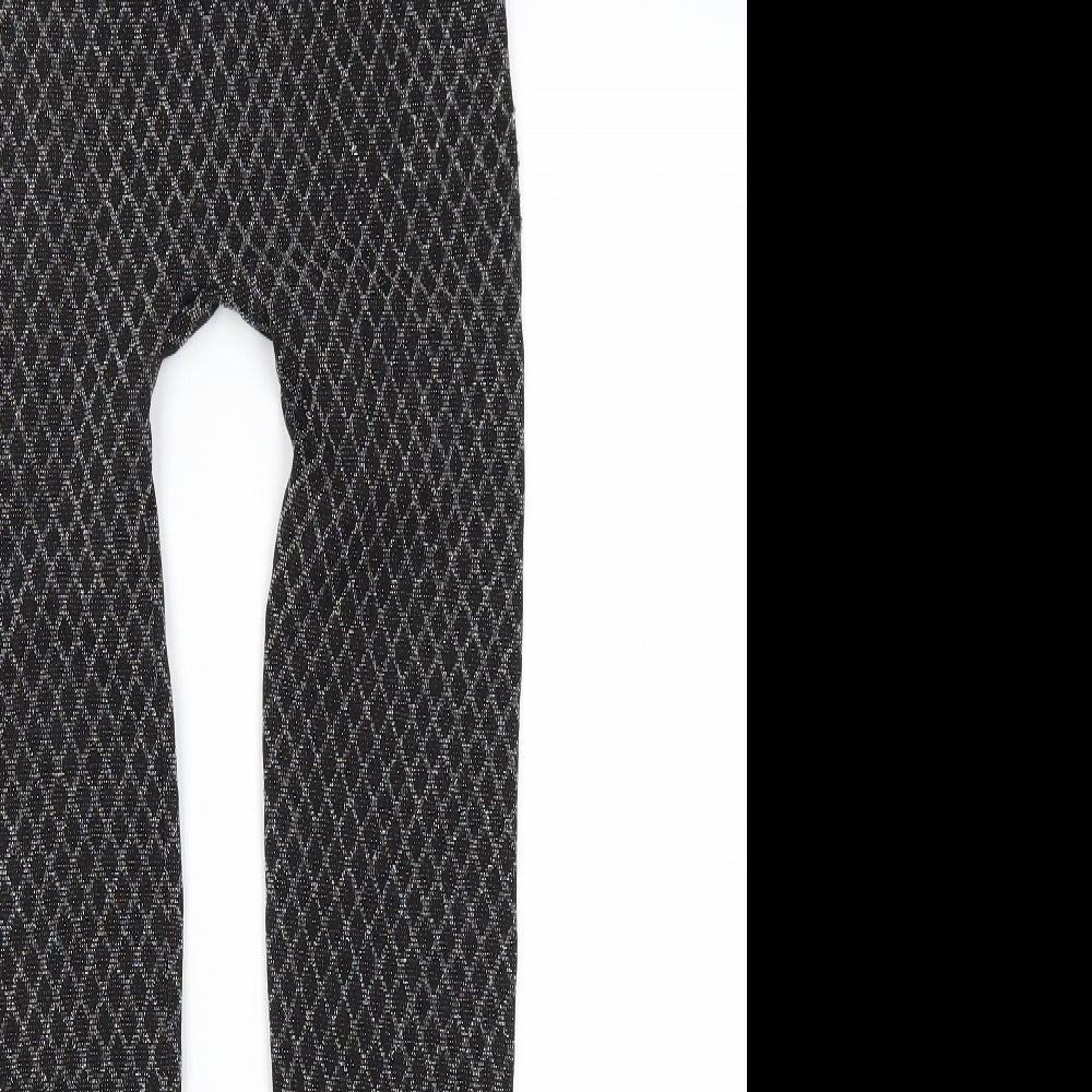 QED London Womens Silver   Jogger Leggings Size M L27 in