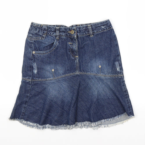 girls boutique Girls Blue  Denim A-Line Skirt Size 13 Years