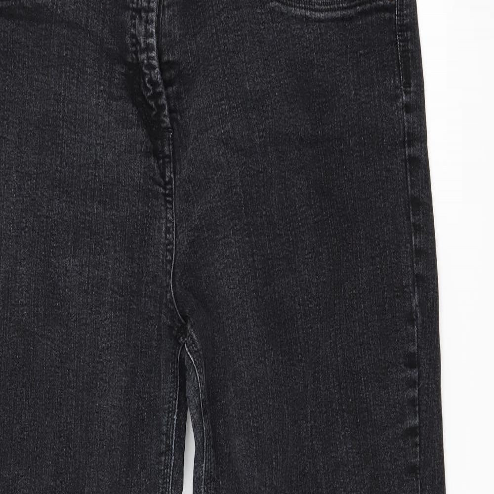 Dream Jeans Womens Black  Denim Straight Jeans Size 20 L29 in