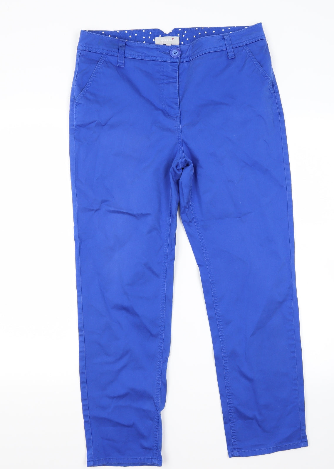 Per Una Womens Blue   Trousers  Size 12 L27 in