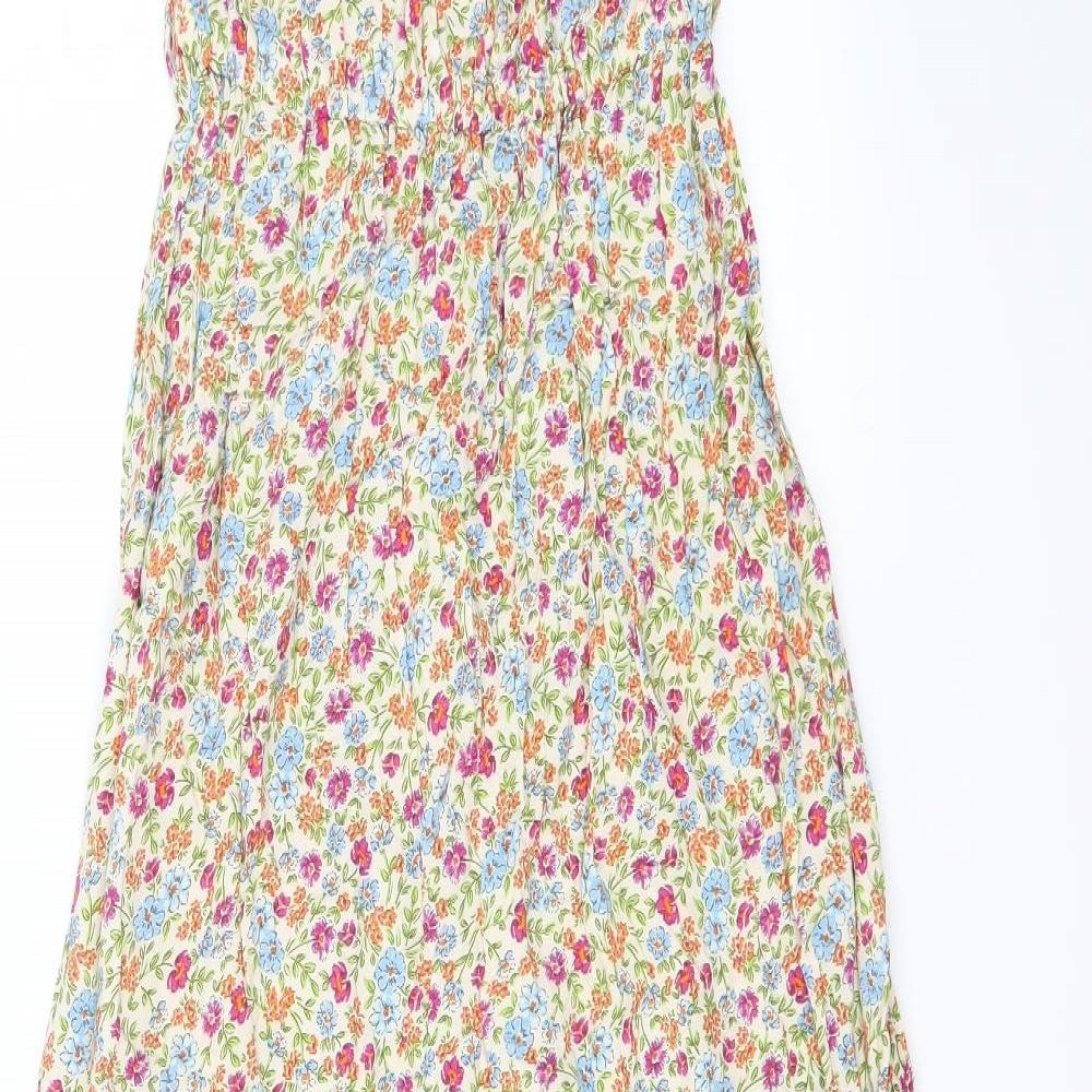 New Look Womens Multicoloured Floral  Fit & Flare  Size 10