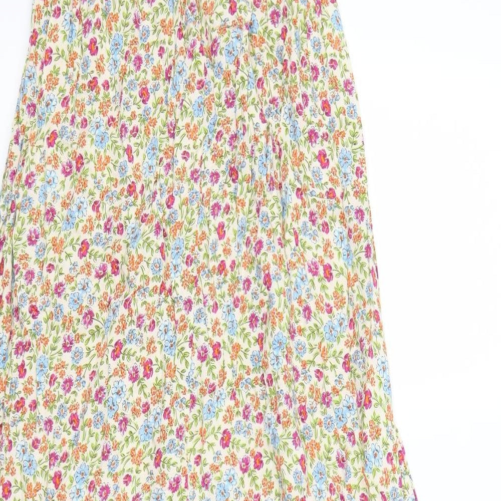 New Look Womens Multicoloured Floral  Fit & Flare  Size 10