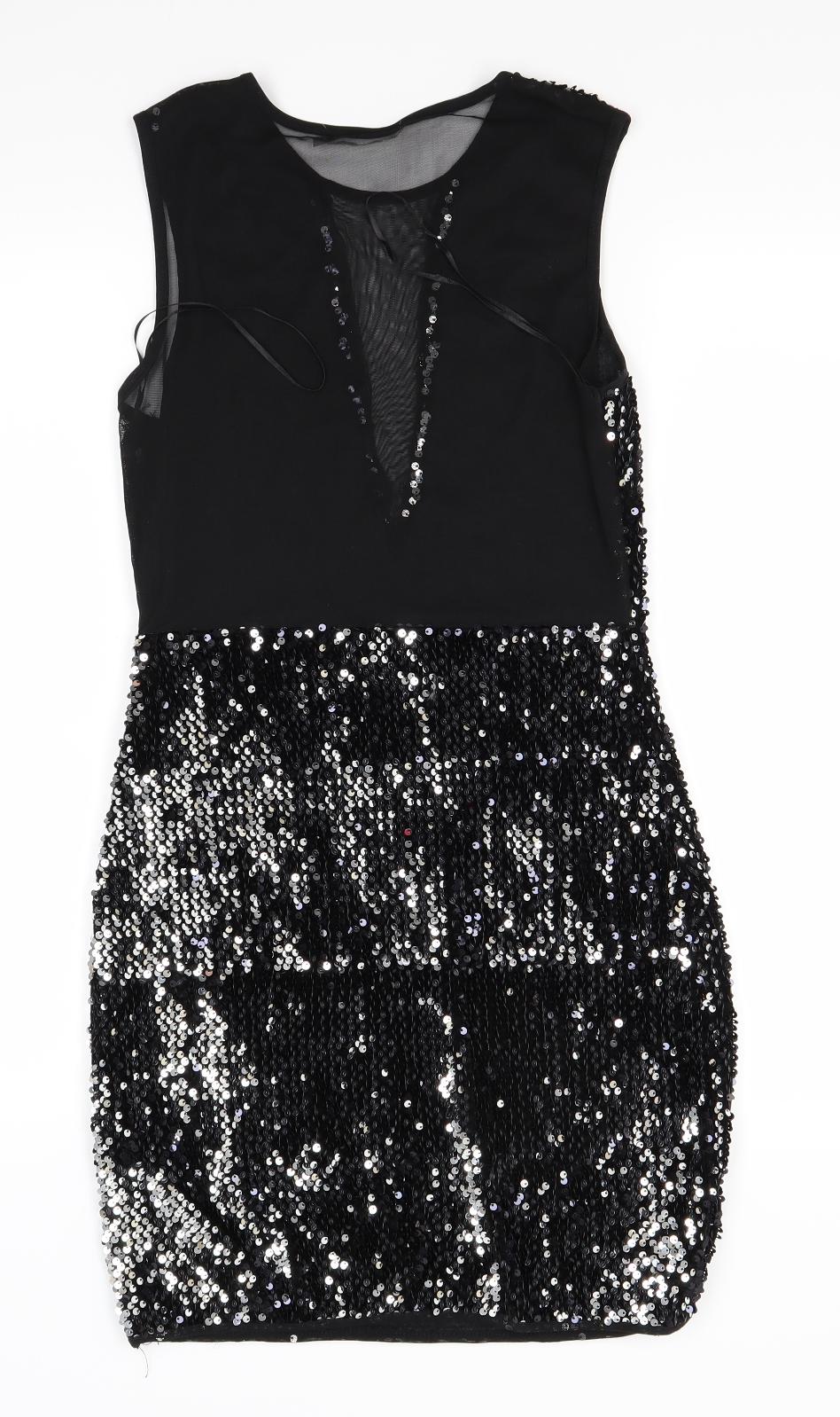 Vera & Lucy Womens Black   A-Line  Size M