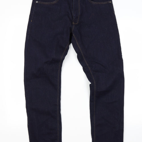 Marks and Spencer Mens Blue  Denim Straight Jeans Size 32 L31 in
