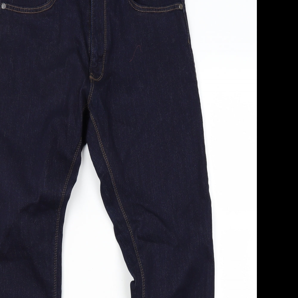 Marks and Spencer Mens Blue  Denim Straight Jeans Size 32 L31 in