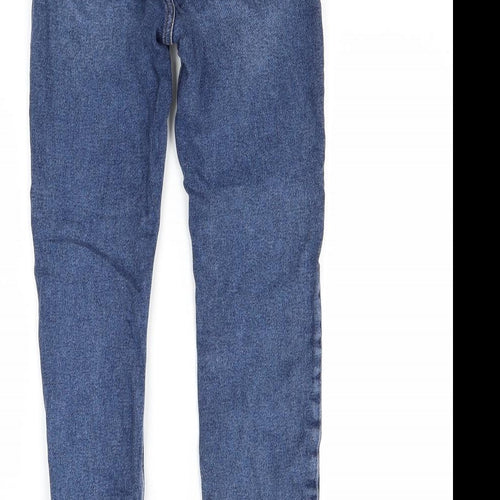 Preworn Womens Blue  Denim Skinny Jeans Size 8 L27 in