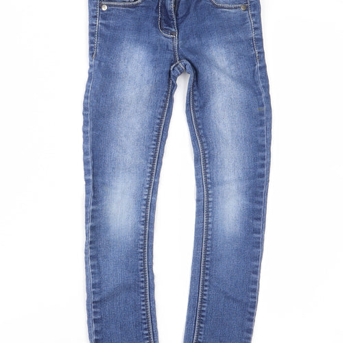 NEXT Girls Blue  Denim Skinny Jeans Size 6 Years