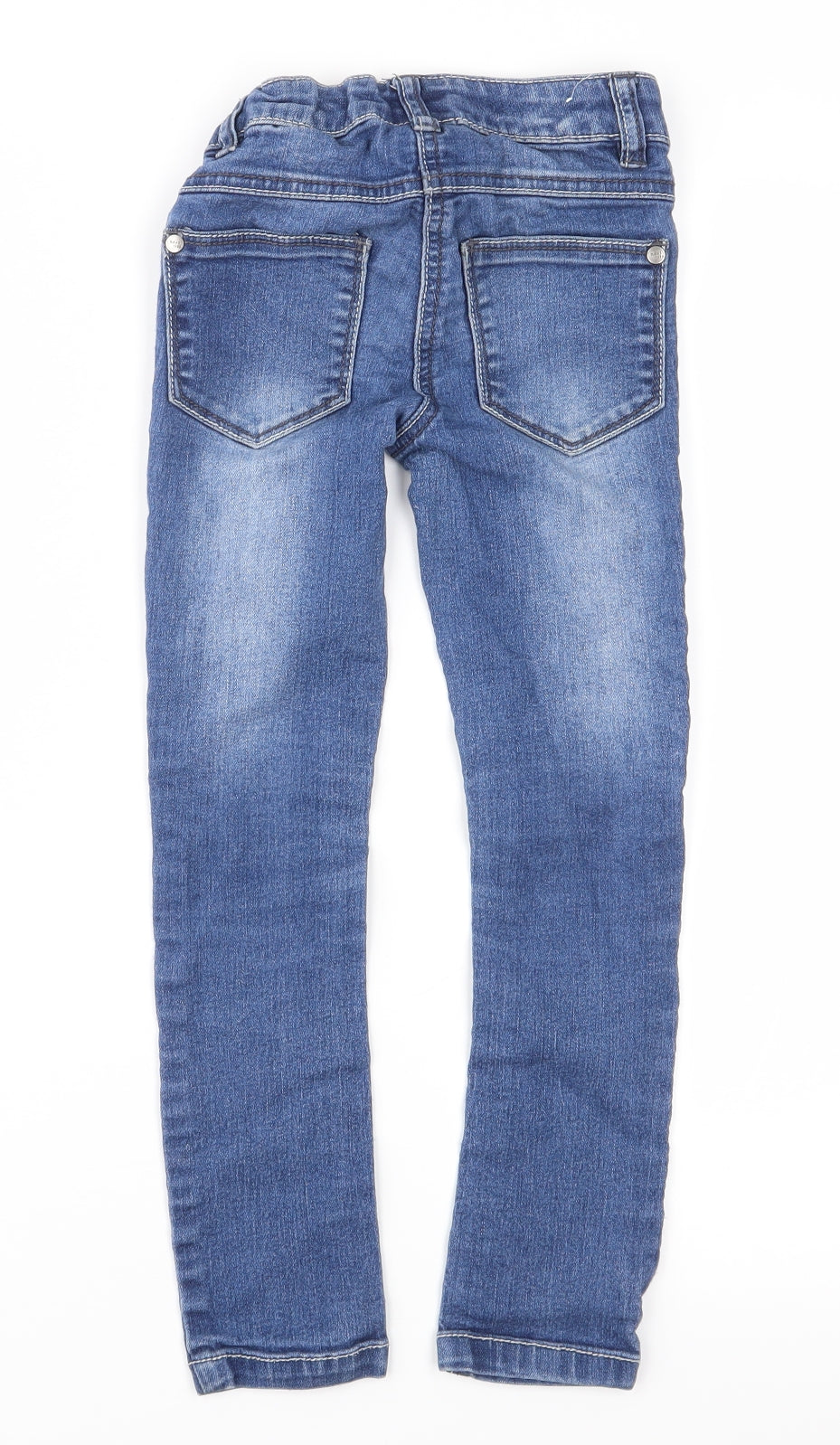 NEXT Girls Blue  Denim Skinny Jeans Size 6 Years