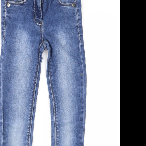 NEXT Girls Blue  Denim Skinny Jeans Size 6 Years