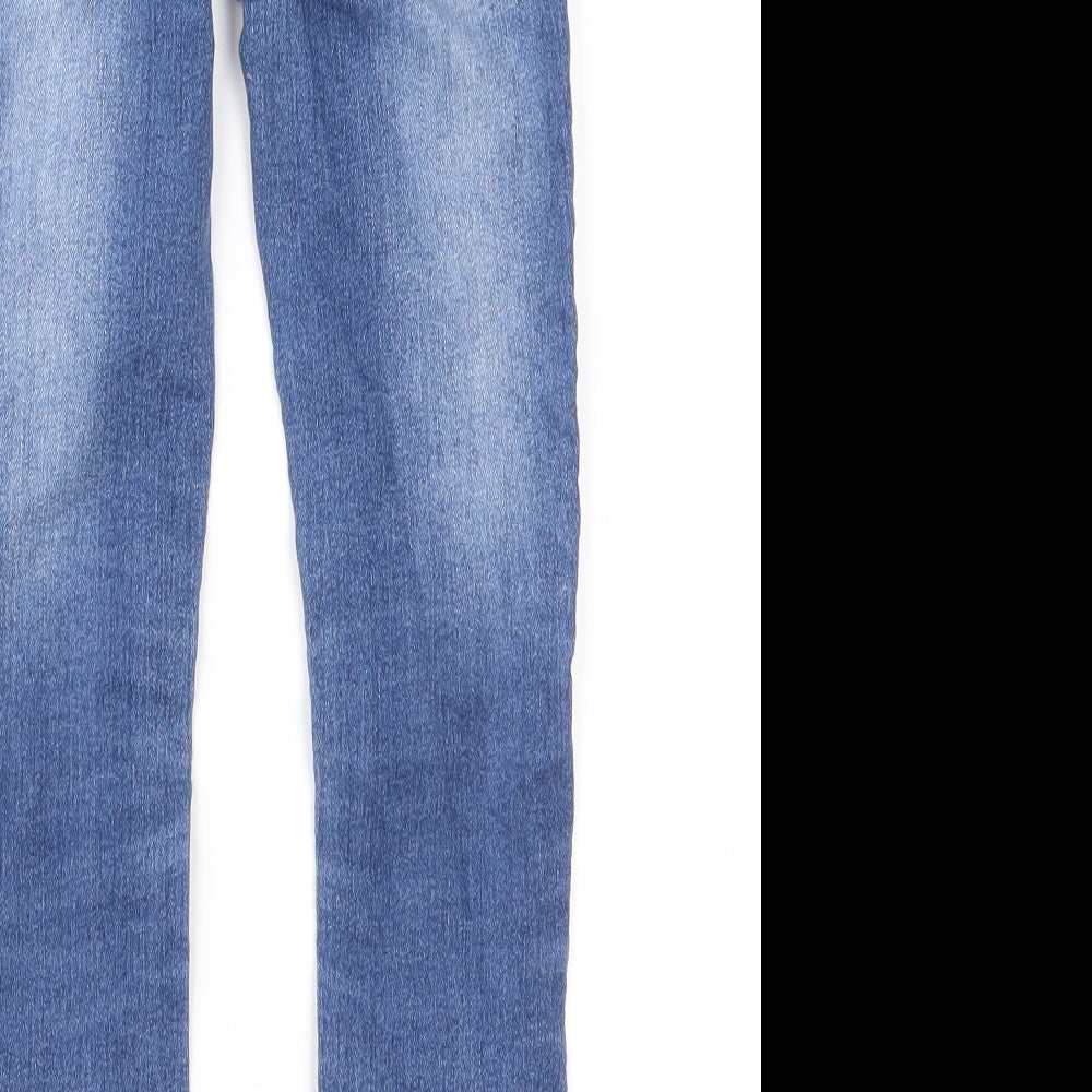 NEXT Girls Blue  Denim Skinny Jeans Size 6 Years
