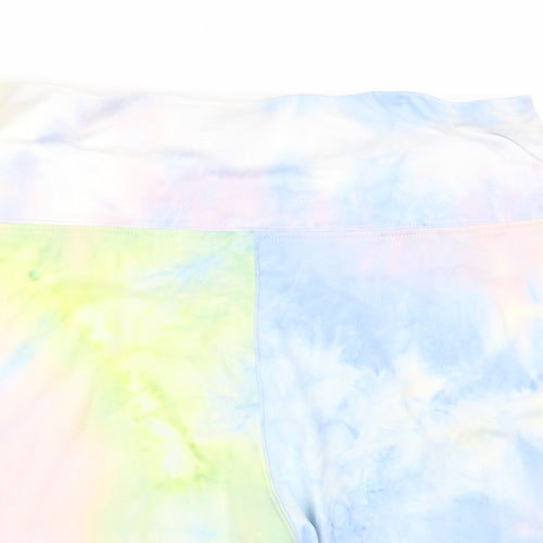 WallFlower Jeans Womens Multicoloured   Compression Shorts Size XL - Tie dye