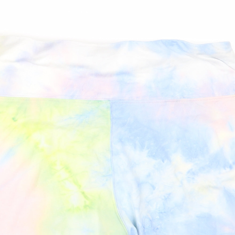 WallFlower Jeans Womens Multicoloured   Compression Shorts Size XL - Tie dye