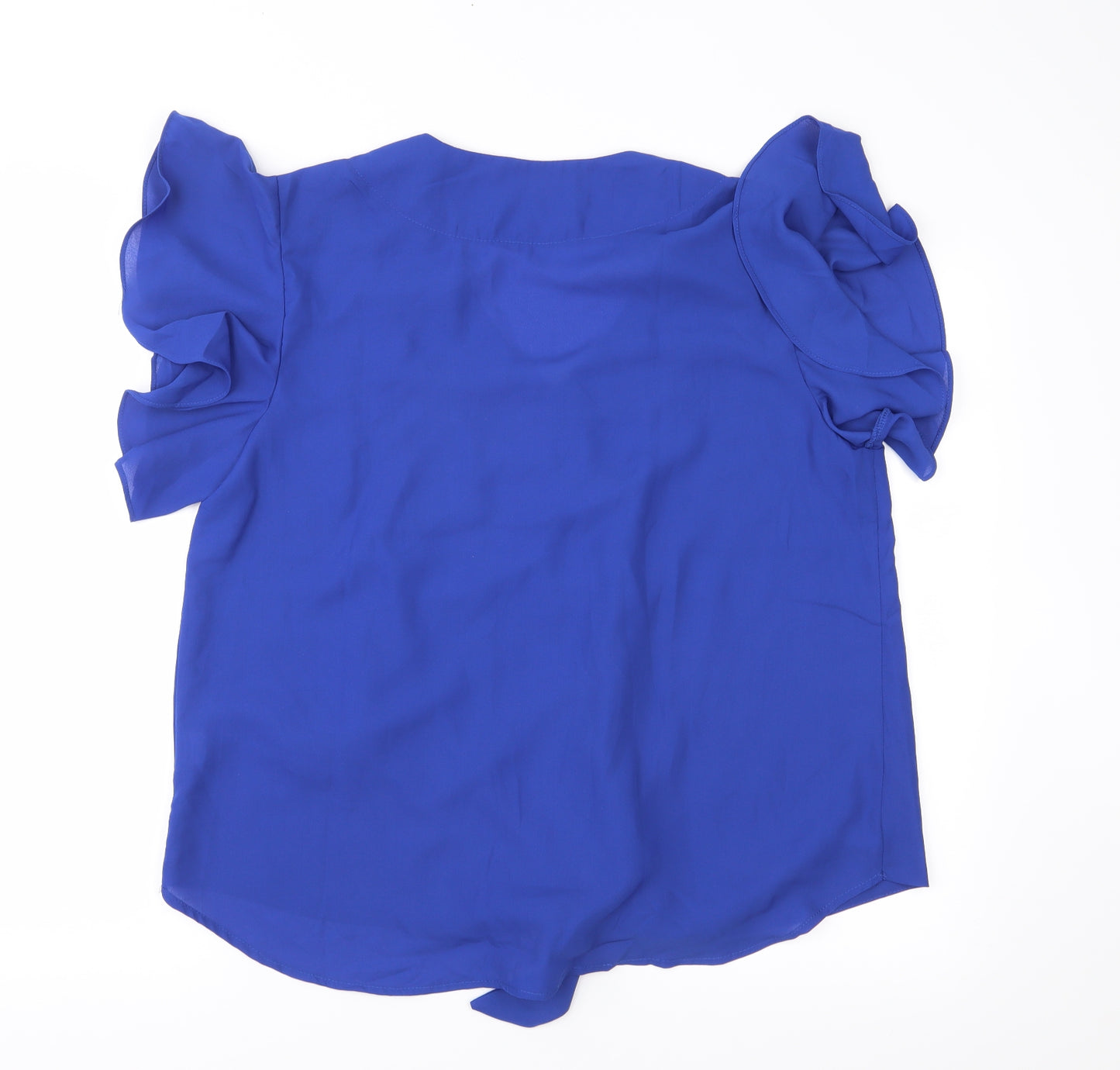 Preworn Womens Blue   Basic Blouse Size XL