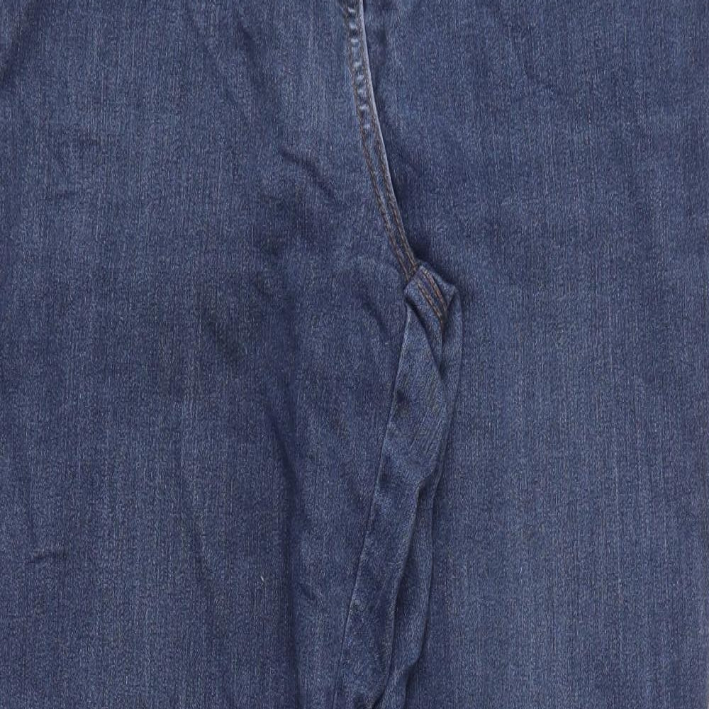NEXT Womens Blue  Denim Cropped Jeans Size 10 L26 in