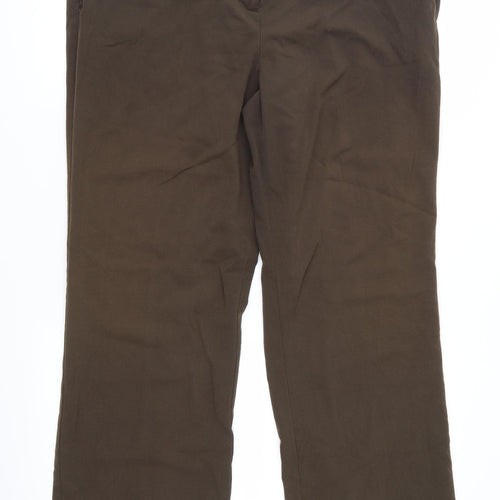 Sharagano Womens Brown   Trousers  Size 16 L30 in