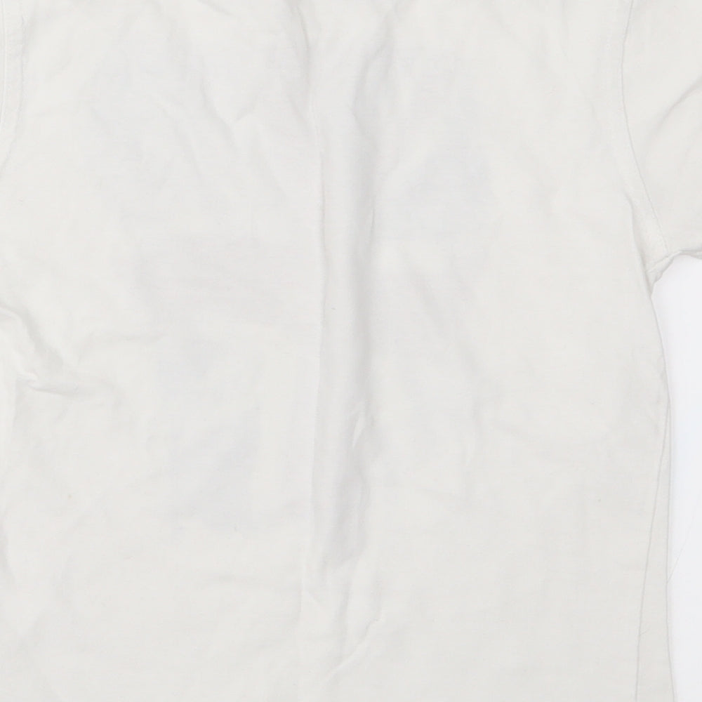 Ben Sherman Boys White  Jersey Basic T-Shirt Size 6-7 Years