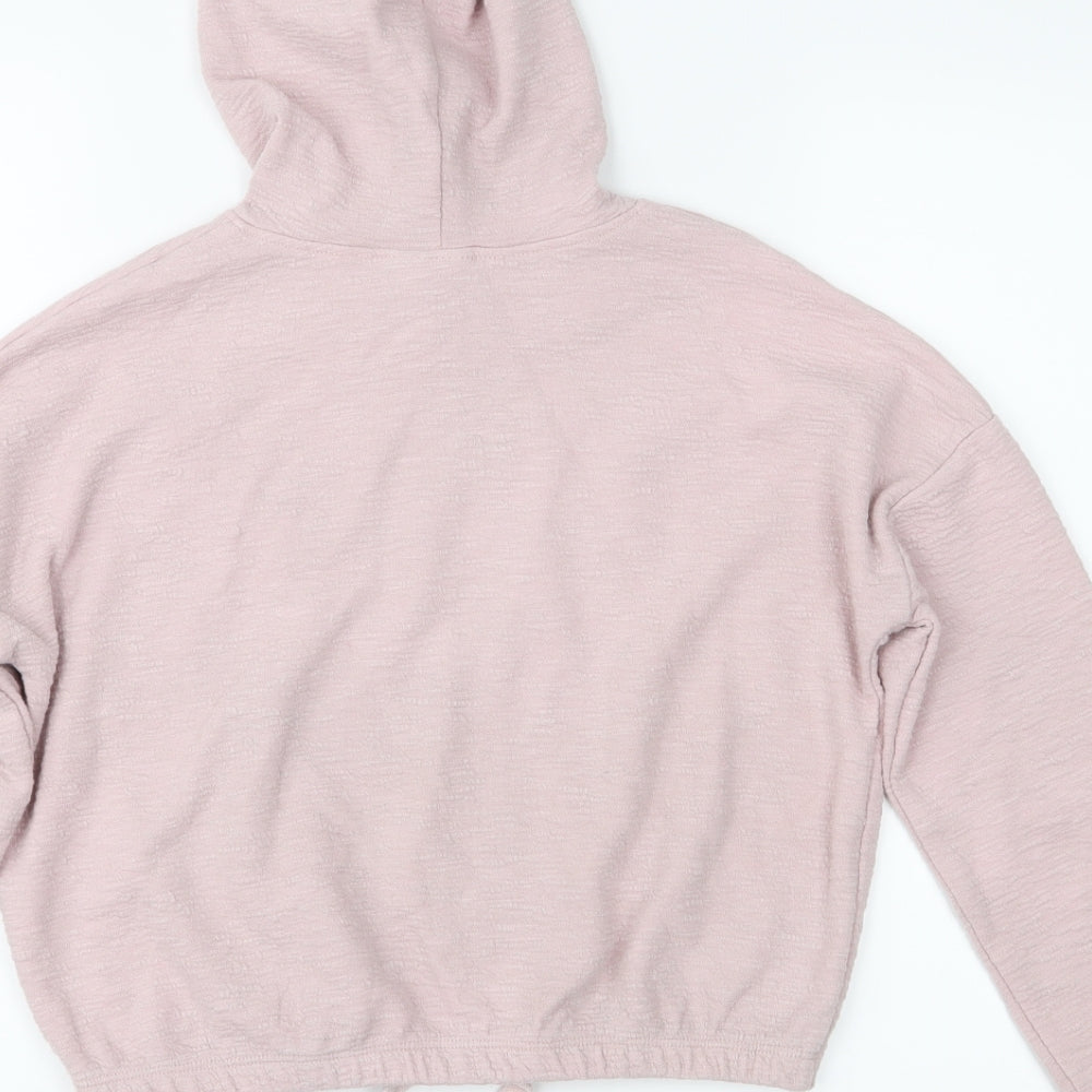 Matalan Girls Pink   Pullover Hoodie Size 9 Years