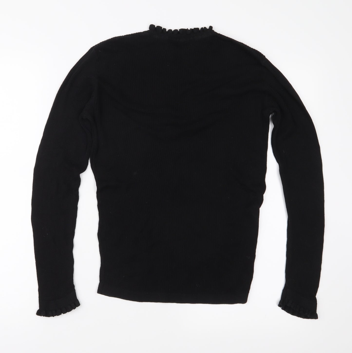 Dorothy Perkins Womens Black  Knit Pullover Jumper Size 14