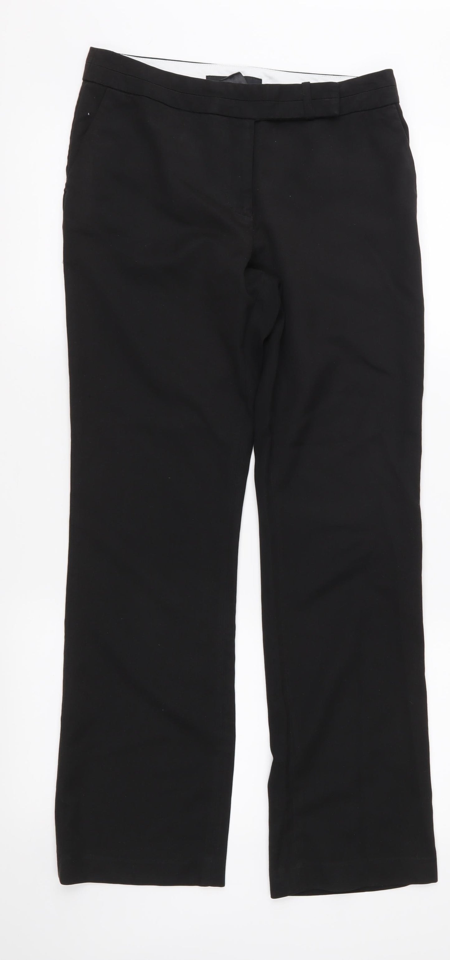 NEXT Womens Black   Trousers  Size 8 L29 in