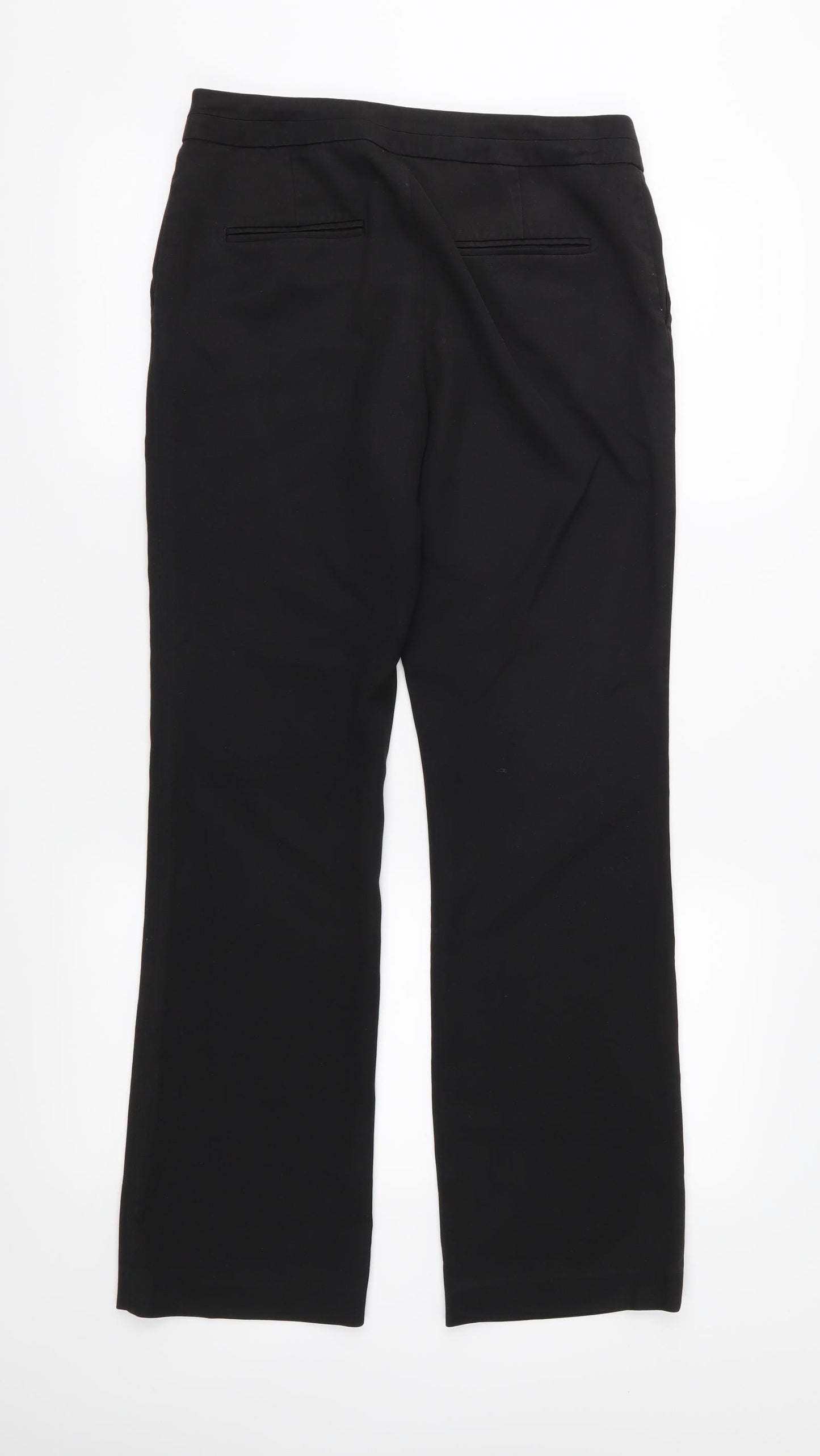 NEXT Womens Black   Trousers  Size 8 L29 in